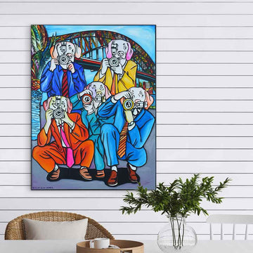The Pap Dogs Were Let Loose (Original Painting)