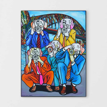 The Pap Dogs Were Let Loose (Original Painting)