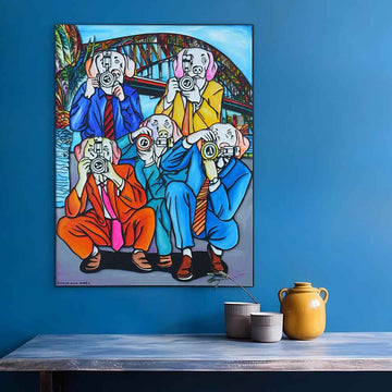 The Pap Dogs Were Let Loose (Original Painting)