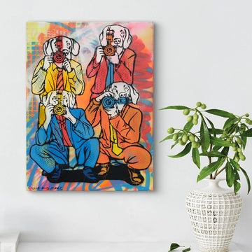 The Paparazzi Pack (Original Painting)