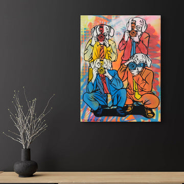 The Paparazzi Pack (Original Painting)