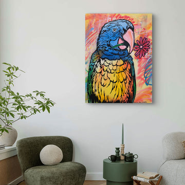The Parrot Is Inspired (Original Painting)
