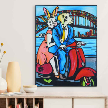 A Story of Two Lovers (Original Painting)