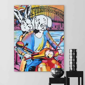 The Story of Us Never Ends (Original Painting)