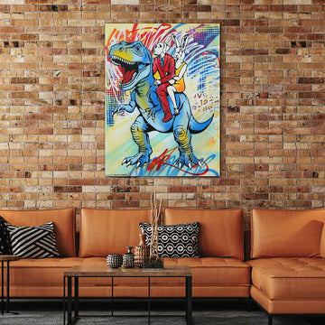 The T-Rex Had Big Plans (Original Painting)