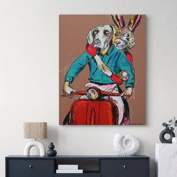 They Were Headed for Something New (Original Painting)