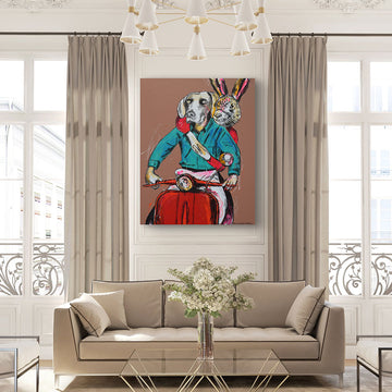 They Were Headed for Something New (Original Painting)