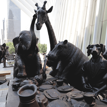 The Wild Table of Love (Bronze Sculpture)