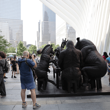 The Wild Table of Love (Bronze Sculpture)
