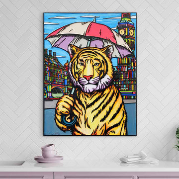 The Wildest Dreams Begin on Rainy Days (Original Painting)