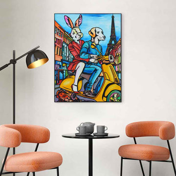 The World Feels Better with You (Original Painting)