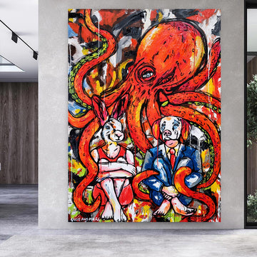 The Arms of Everlasting Love (Original Painting)