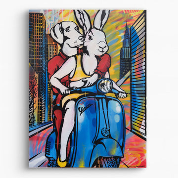 The City Lovers (Original Painting)