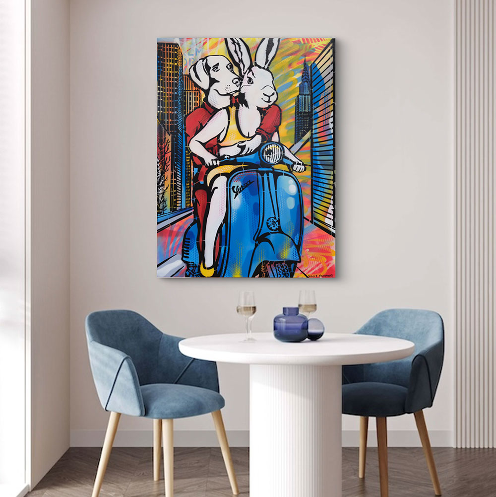 The City Lovers (Original Painting) – Gillie and Marc®