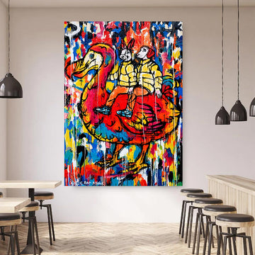 The Dodo Showed Them Magical Places They Had Never Seen (Original Painting)