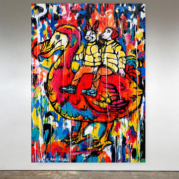 The Dodo Showed Them Magical Places They Had Never Seen (Original Painting)