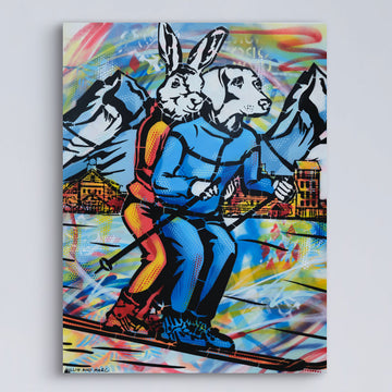 The Downhill Lovers (Original Painting)