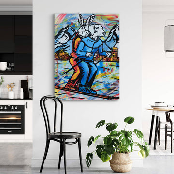 The Downhill Lovers (Original Painting)