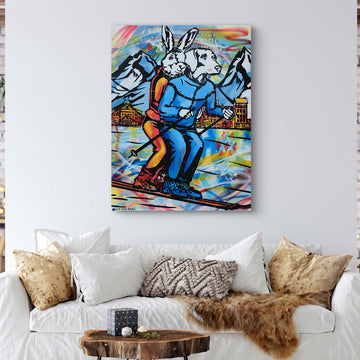 The Downhill Lovers (Original Painting)