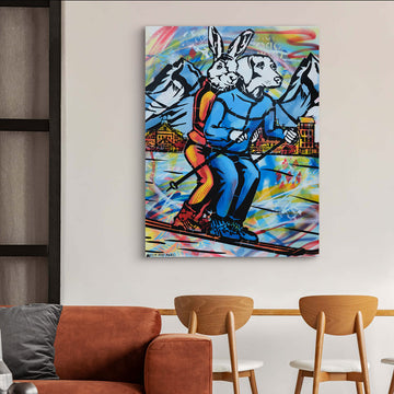 The Downhill Lovers (Original Painting)