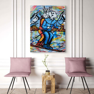 The Downhill Lovers (Original Painting)