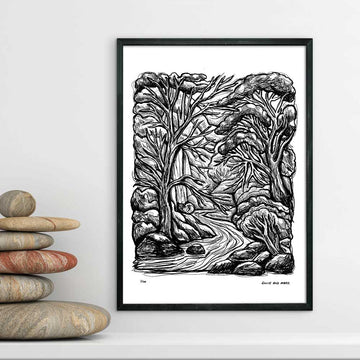 The Land of Tranquility (Giclee Canvas Print)