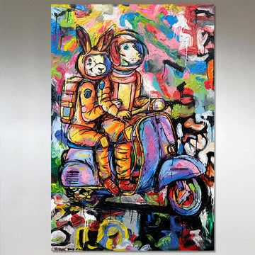 The Moon Lovers (Original Painting)