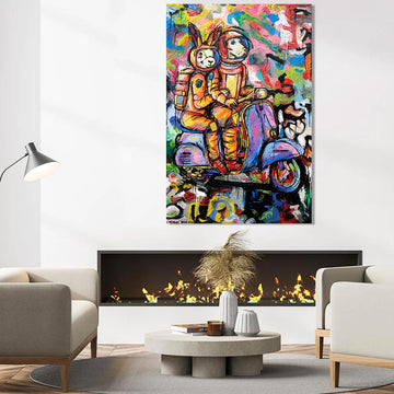 The Moon Lovers (Original Painting)