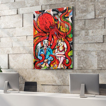 The Octopus Had Many Brains (Original Painting)