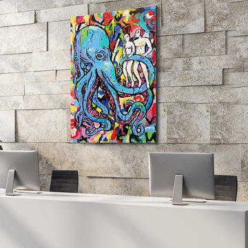 The Octopus Was in His Garden (Original Painting)