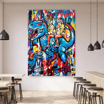 The Wildest Ride of Their Lives (Original Painting)