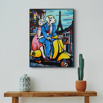 Their Dreams Came True in Paris (Original Painting)