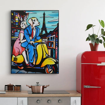 Their Dreams Came True in Paris (Original Painting)