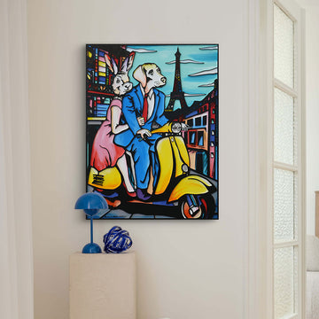 Their Dreams Came True in Paris (Original Painting)