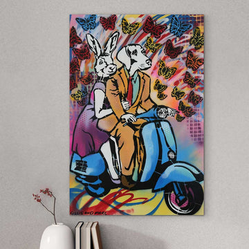 There Was A Flutter In The Air (Original Painting)