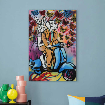 There Was A Flutter In The Air (Original Painting)