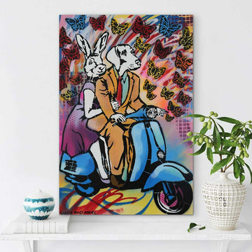 There Was A Flutter In The Air (Original Painting)