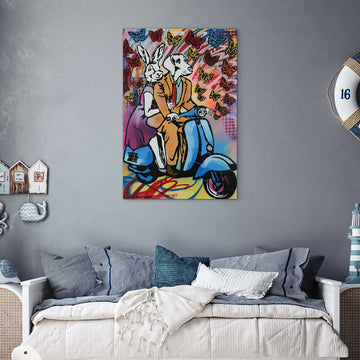 There Was A Flutter In The Air (Original Painting)