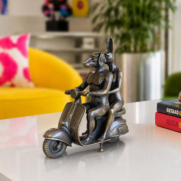 The Vespa Riders Forever (Bronze Sculpture, Small)