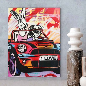 They Followed the Road to Somewhere Wonderful (Original Painting)