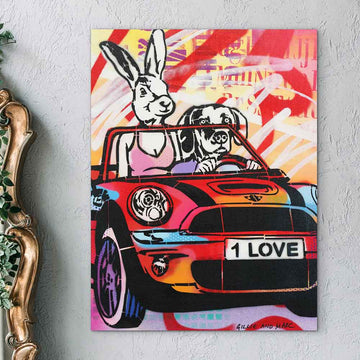 They Followed the Road to Somewhere Wonderful (Original Painting)