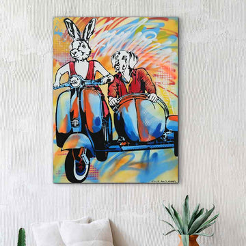 They Had Adventure in Their Blood (Original Painting)