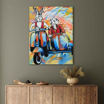 They Had Adventure in Their Blood (Original Painting)