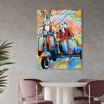 They Had Big Dreams Together (Original Painting)