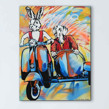 They Had Big Dreams Together (Original Painting)