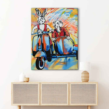 They Had Big Dreams Together (Original Painting)