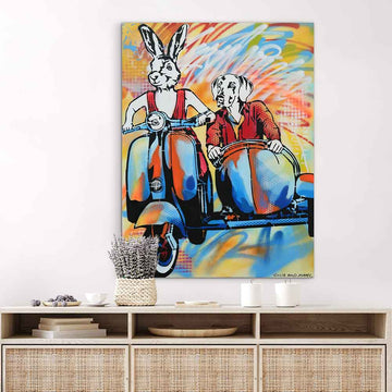 They Had Big Dreams Together (Original Painting)