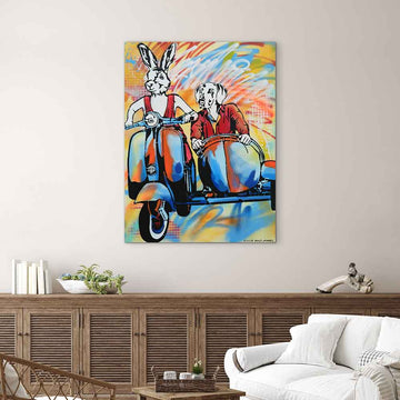 They Had Big Dreams Together (Original Painting)