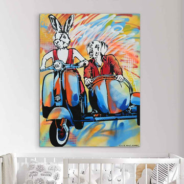 They Had Big Dreams Together (Original Painting)