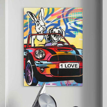 They Let Love Take the Wheel (Original Painting)